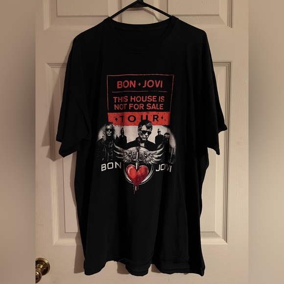 Bon Jovi, this house is not for sale tour, 2018, T-shirt, top, XL or 2X, no tag - Picture 1 of 5